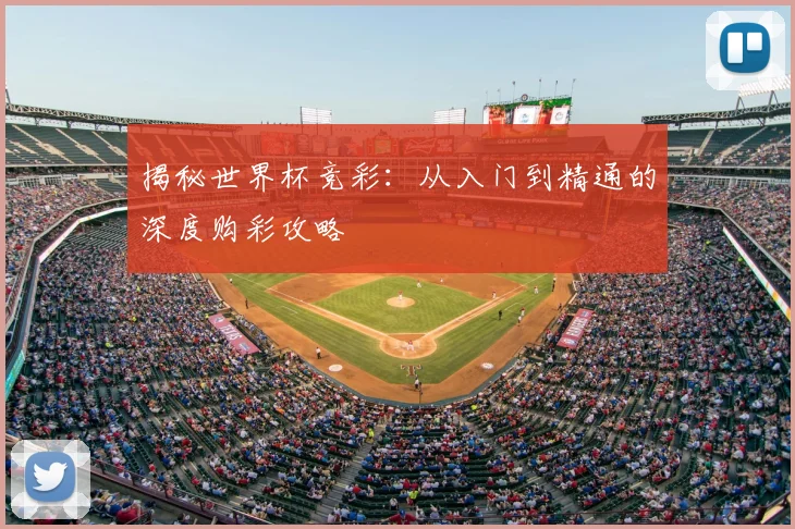 揭秘世界杯竞彩：从入门到精通的深度购彩攻略